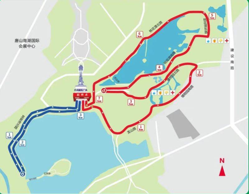 2025年唐山728紀念跑比賽路線