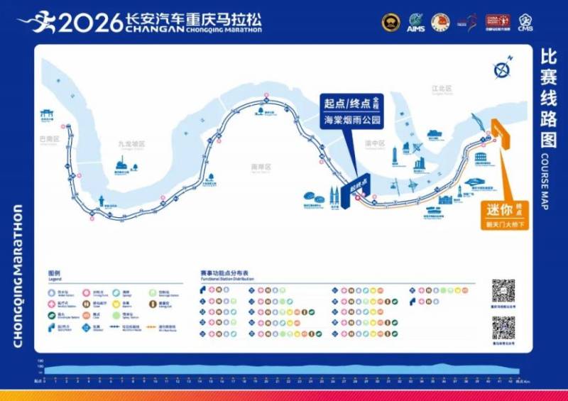 2026重慶馬拉松時(shí)間+地點(diǎn)+路線+報(bào)名指南