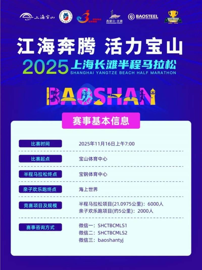 2025上海長灘半程馬拉松報(bào)名須知(時(shí)間+入口+費(fèi)用+條件）（2）