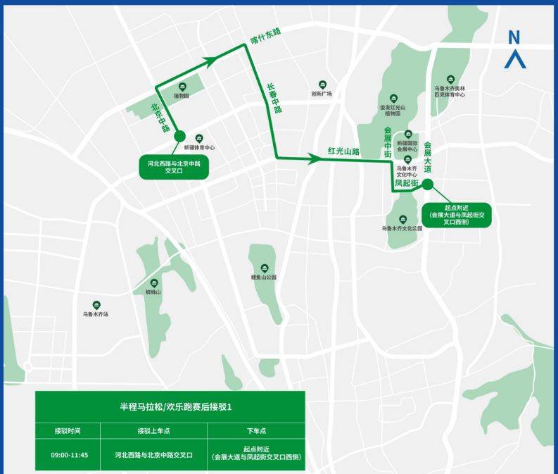 2025烏魯木齊馬拉松比賽日賽后接駁攻略（6）