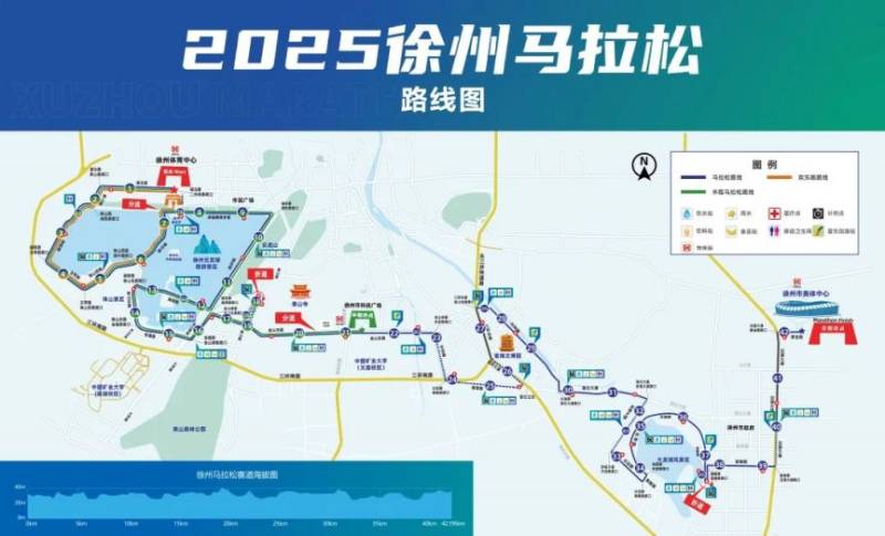 2025年徐州馬拉松路線（比賽起點(diǎn)+比賽終點(diǎn)）