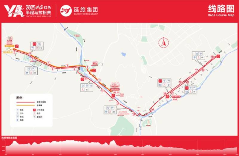 2025延安半馬詳細(xì)路線公布（附路線圖）