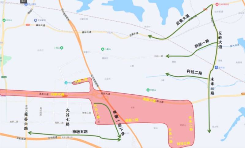 2025光谷馬拉松交通管制措施(管制路段+繞行措施)(5) 2025光谷馬拉松交通管制措施(管制路段+繞行措施)(5)