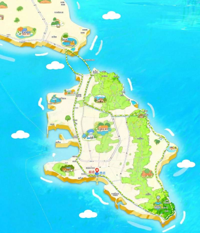 2026長島環(huán)島踏青跑賽事路線圖（附報名入口）（2）