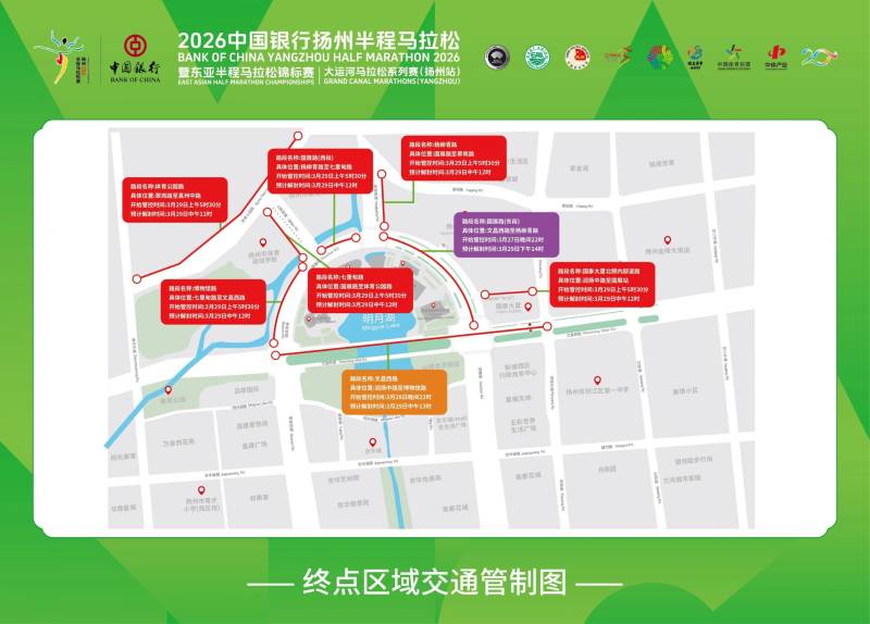 2026揚州半程馬拉松交通管制時間+路段（3）