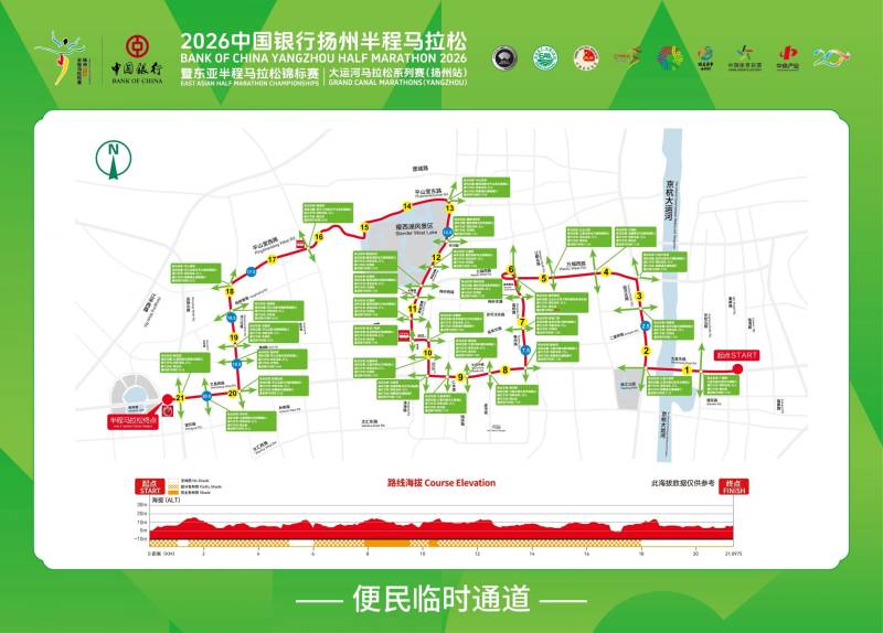 2026揚州半程馬拉松交通管制時間+路段（5）